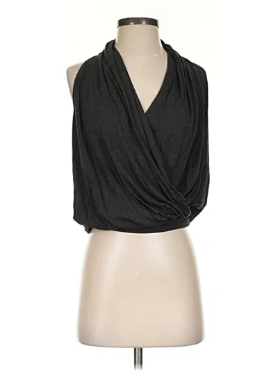 Pre-owned Amour Vert Sleeveless Blouse In Black