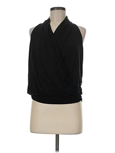 Pre-owned Amour Vert Sleeveless Blouse In Black