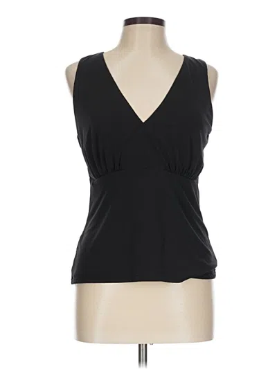 Pre-owned Amour Vert Sleeveless Blouse In Black