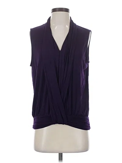 Pre-owned Amour Vert Sleeveless Blouse In Purple