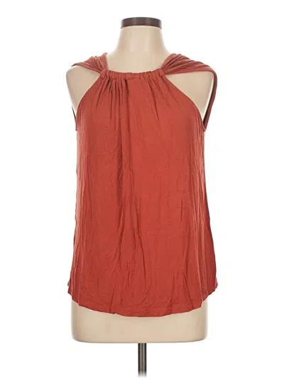 Pre-owned Amour Vert Sleeveless Blouse In Red