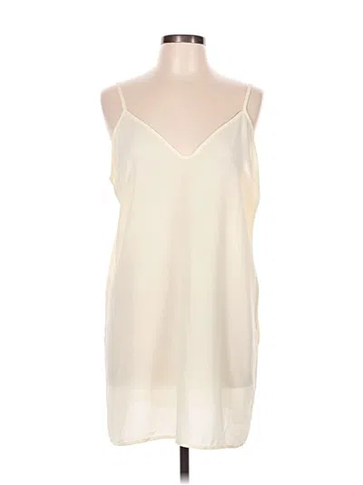 Pre-owned Amour Vert Sleeveless Blouse In White