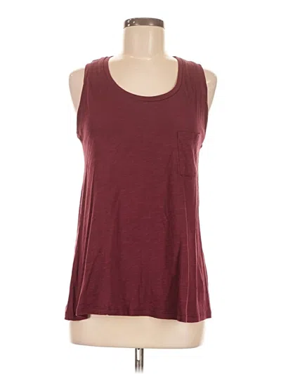 Pre-owned Amour Vert Sleeveless T-shirt In Burgundy