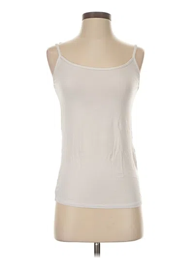 Pre-owned Amour Vert Tank Top Ivory Strapless Neckline Tops In White