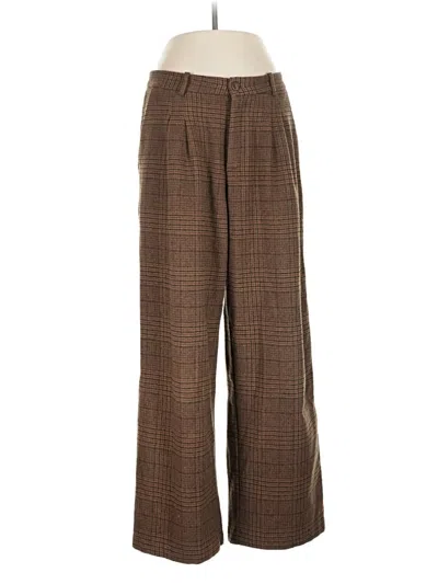 Pre-owned Amour Vert Wool Pants In Brown
