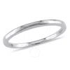 AMOUR AMOUR WEDDING BAND IN 10K WHITE GOLD