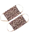 Amp American Mask Project Set Of 2 Cloth Face Mask In Beige