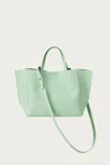 AMPERSAND AS APOSTROPHE HALF TOTE IN MINT PYTHON
