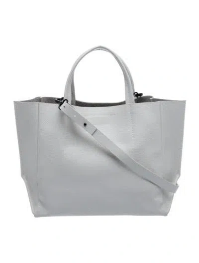 Pre-owned Ampersand As Apostrophe Leather Tote In Neutrals