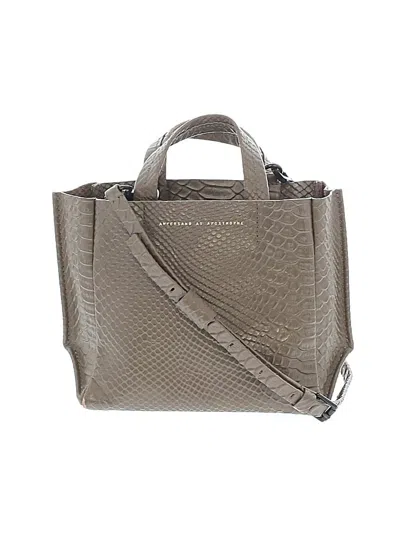 Pre-owned Ampersand As Apostrophe Satchel In Brown