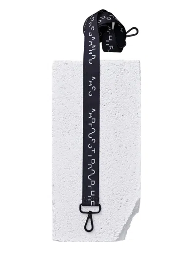 Ampersand As Apostrophe Women's Nylon Logo Glitch Bag Strap In Black