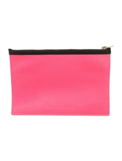 Pre-owned Ampersand As Apostrophe Womens' Cosmetic Bag In Pink
