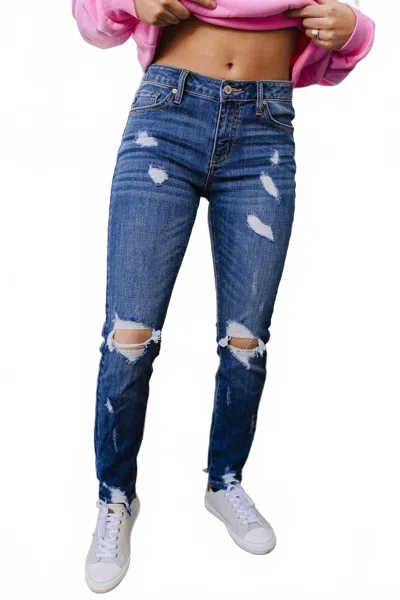 Ampersand Ave 305 Jean In Dark Wash In Blue