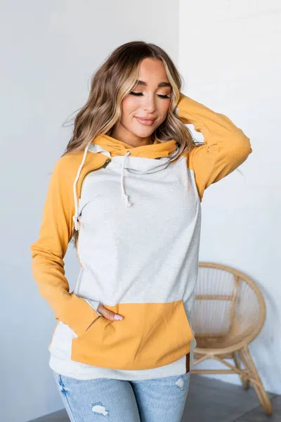 Ampersand Ave Basic Doublehood Sweatshirt In Waco In Multi