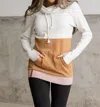 Ampersand Ave Cowlneck Sweatshirt In Pocket Of Sunshine In Multi