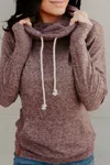 Ampersand Ave Cowlneck Sweatshirt In Twilight Skies In Multi