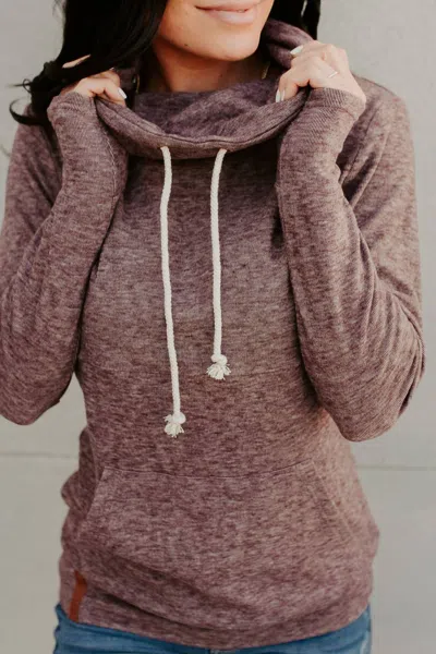 Ampersand Ave Cowlneck Sweatshirt In Twilight Skies In Multi