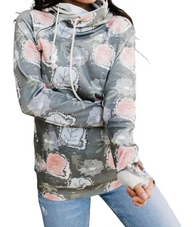 Ampersand Ave Doublehood Sweatshirt In Better Days In Multi