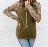 Ampersand Ave Doublehood Sweatshirt In Olive Tie Dye In Multi