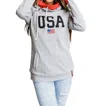 Ampersand Ave Doublehood Sweatshirt In Usa In Multi