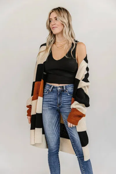 Ampersand Ave Fall In Love Cardigan In Multi