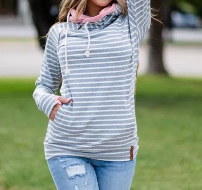 Ampersand Ave Far Out Sweatshirt In Grey