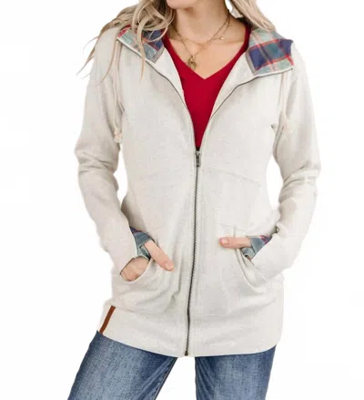 Ampersand Ave Fullzip Sweatshirt In Merry And Bright In Gray