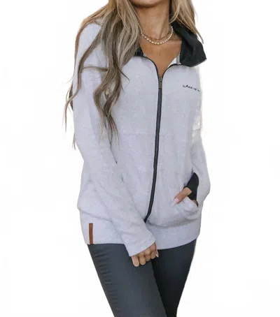 Ampersand Ave Fullzip Sweatshirt In What Up Boo In Multi