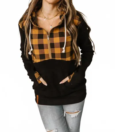 Ampersand Ave Halfzip Hoodie In Adventure Awaits In Multi