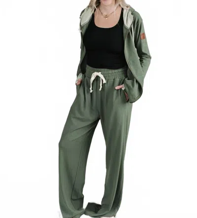 Ampersand Ave Performance Fleece Free Time Comfy Pants In Wanderlust In Animal Print