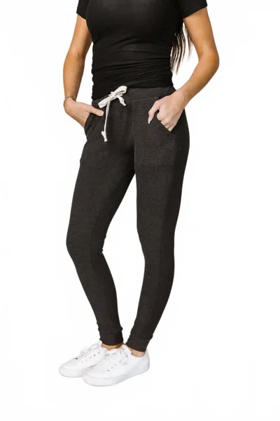 Ampersand Ave Performance Fleece Joggers In Stone In Transparent