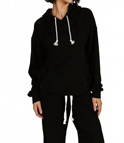 Ampersand Ave Performance Fleece University Hoodie In Poppy Seed In Transparent