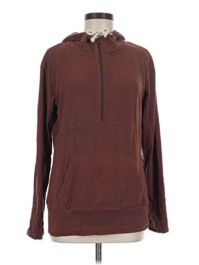 Pre-owned Ampersand Ave Pullover Hoodie In Brown