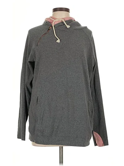 Pre-owned Ampersand Ave Pullover Hoodie In Gray