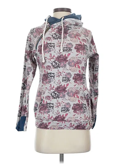 Pre-owned Ampersand Ave Pullover Hoodie In Silver