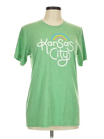 Pre-owned Ampersand Ave Short Sleeve T-shirt In Green