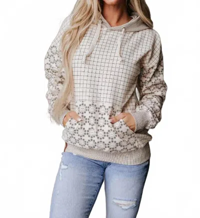 Ampersand Ave University Hoodie In First Date In Multi