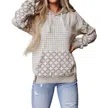 Ampersand Ave University Hoodie In First Date In Multi