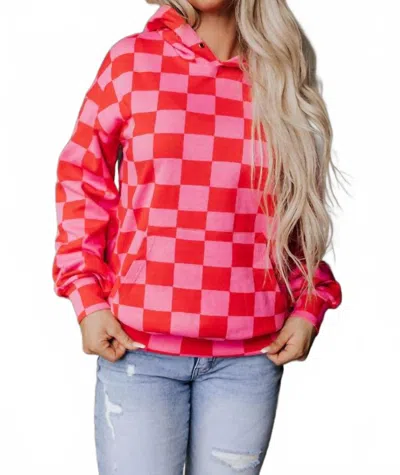 Ampersand Ave University Hoodie In Love Language In Pink