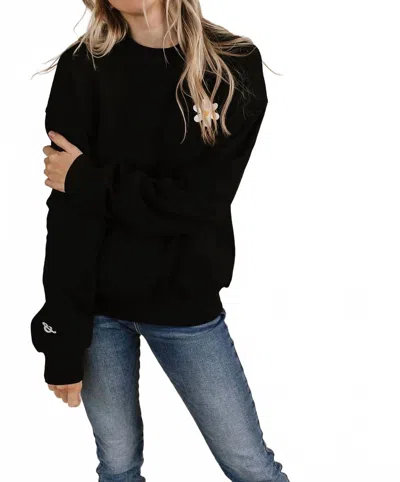 Ampersand Ave University Pullover Sweatshirt In You Are So Loved In Black