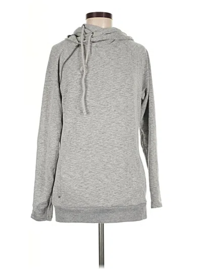 Pre-owned Ampersand Ave Zip Up Hoodie In Gray