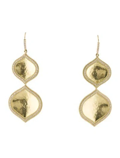 Pre-owned Amrapali 18k Diamond Drop Earrings In Multi