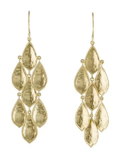 Pre-owned Amrapali 18k Varsha Chandelier Earrings In Multi