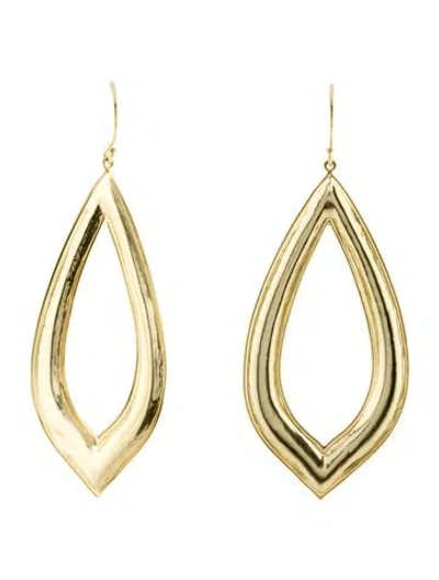 Pre-owned Amrapali 18k Varsha Open Concave Drop Earrings In Multi