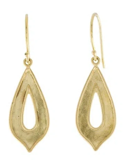 Pre-owned Amrapali 18k Varsha Open Concave Drops Earrings In Multi