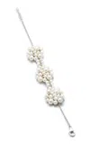 Amrapali 18k White Gold Lily Bracelet With Pearls And Diamonds