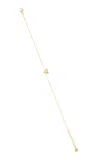 Amrapali 18k Yellow Gold And Kundan Diamond Triangle Chain Bracelet In Gold