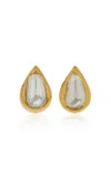 Amrapali Kundan 18k Yellow Gold Vintage Diamond Earrings
