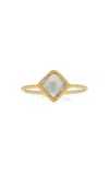 Amrapali Kundan 18k Yellow Gold Vintage Diamond Ring