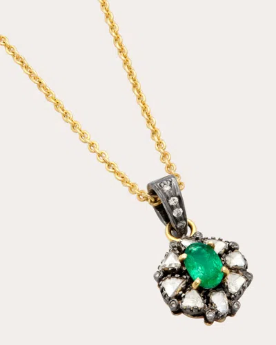 Amrapali Women's Diamond & Emerald 18k Gold Ramadan Pendant Necklace